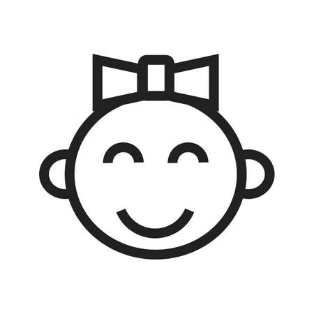 Baby, boy, girl icon vector image.Can also be used for baby. Suitable for mobile apps, web apps and print media.のイラスト素材