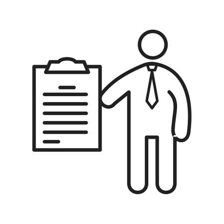 Exam, work, college icon vector image. Can also be used for humans. Suitable for use on web apps, mobile apps and print media.のイラスト素材