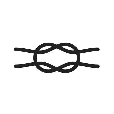 Rope, object, cord icon vector image. Can also be used for sea. Suitable for use on web apps, mobile apps and print media.のイラスト素材
