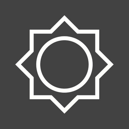 Picture, bright, display icon vector image. Can also be used for picture editing. Suitable for use on web apps, mobile apps and print mediaのイラスト素材