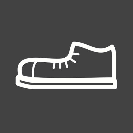 Shoes, running, shoe icon vector image.Can also be used for hipster. Suitable for mobile apps, web apps and print media.のイラスト素材