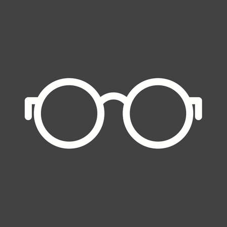 Glasses, eye, frame icon vector image.Can also be used for hipster. Suitable for mobile apps, web apps and print media.のイラスト素材