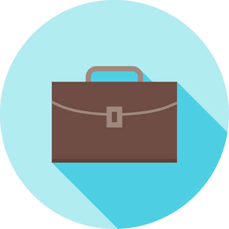 Briefcase, business, case icon vector image.Can also be used for law and order. Suitable for mobile apps, web apps and print media.のイラスト素材
