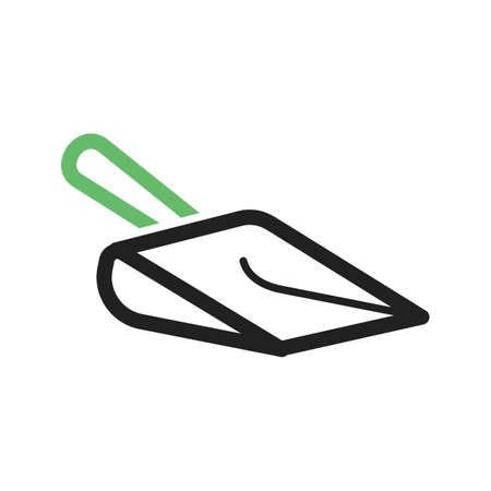 Flour, spoon, measure icon vector image. Can also be used for bakery. Suitable for use on web apps, mobile apps and print media.のイラスト素材