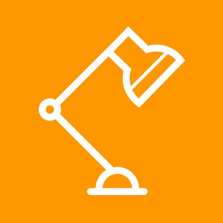 Lamp, desk, light icon vector image.Can also be used for marketing. Suitable for mobile apps, web apps and print media.のイラスト素材