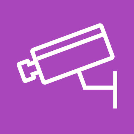 Security, camera, cctv  icon vector image.Can also be used for security. Suitable for mobile apps, web apps and print media.のイラスト素材