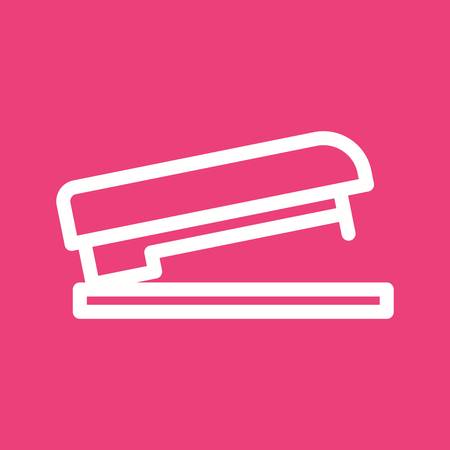 Stapler, office, bind icon vector image.Can also be used for stationery. Suitable for mobile apps, web apps and print media.のイラスト素材