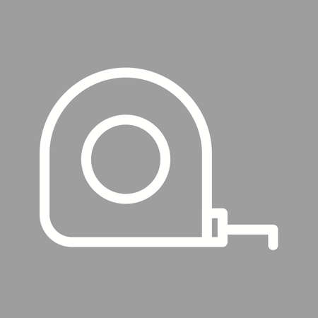 Tape, measure, meters icon vector image. Can also be used for stationery. Suitable for use on web apps, mobile apps and print media.のイラスト素材