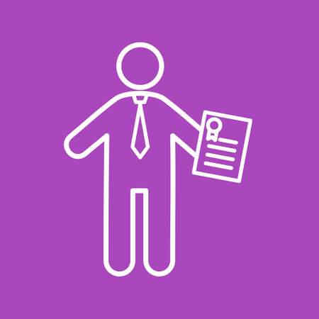 Holder, graduation, academic icon vector image. Can also be used for humans. Suitable for use on web apps, mobile apps and print media.のイラスト素材