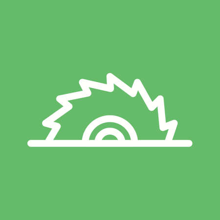 Chainsaw, wood, cutter icon vector image.Can also be used for tools. Suitable for mobile apps, web apps and print media.のイラスト素材