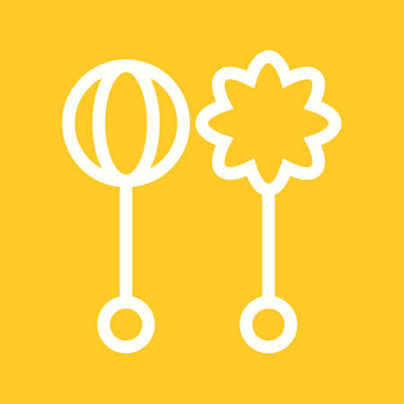 Rumba, shaker, wooden icon vector image.Can also be used for baby. Suitable for mobile apps, web apps and print media.のイラスト素材