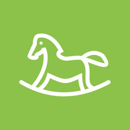 Horse, toy, play icon vector image.Can also be used for baby. Suitable for mobile apps, web apps and print media.のイラスト素材