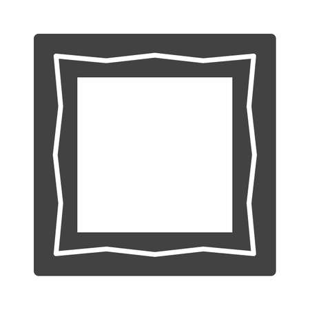 Frame, picture, wooden icon vector image.Can also be used for photography. Suitable for mobile apps, web apps and print media.のイラスト素材