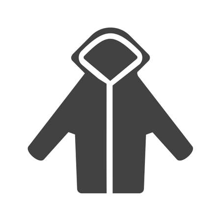 Hoodie, warm, cold icon vector image. Can also be used for winter. Suitable for use on web apps, mobile apps and print media.のイラスト素材