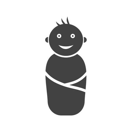 Baby, sleeping, cute icon vector image.Can also be used for baby. Suitable for mobile apps, web apps and print media.のイラスト素材