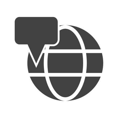 Map, network, world icon vector image. Can also be used for maps & navigation. Suitable for use on web apps, mobile apps and print media.のイラスト素材