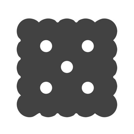 Biscuits, food, bakery icon vector image. Can also be used for bakery. Suitable for use on web apps, mobile apps and print media.のイラスト素材