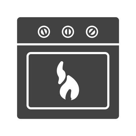 Oven, baking, stove icon vector image. Can also be used for bakery. Suitable for use on web apps, mobile apps and print media.のイラスト素材