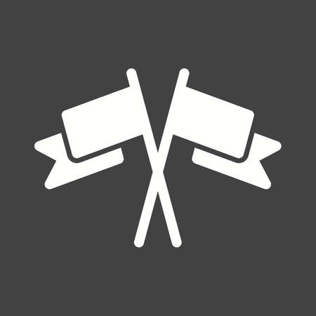 Flag, ship, navy icon vector image. Can also be used for sea. Suitable for use on web apps, mobile apps and print media.のイラスト素材