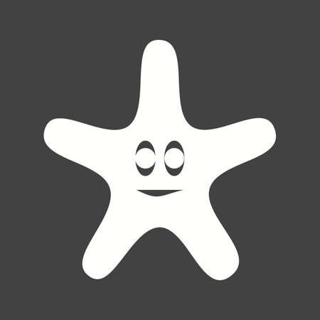Starfish, summer, nature icon vector image. Can also be used for sea. Suitable for use on web apps, mobile apps and print media.のイラスト素材