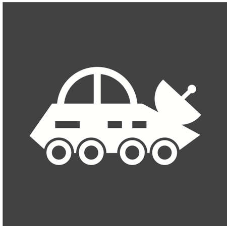 Vehicle, news, broadcast icon vector image.のイラスト素材