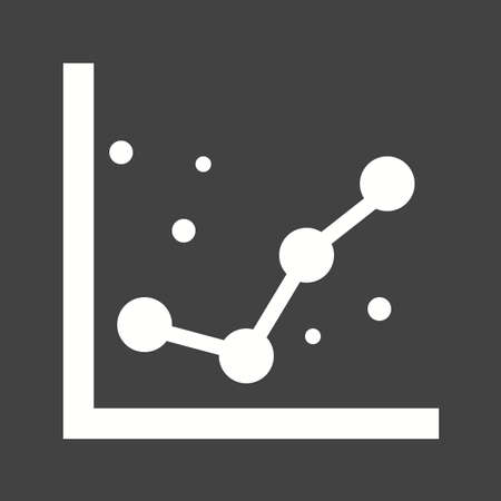 Graphs, analysis, chart icon vector image. Can also be used for marketing. Suitable for use on web apps, mobile apps and print media.のイラスト素材