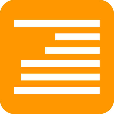 Right, align, text icon vector image.Can also be used for text editing. Suitable for mobile apps, web apps and print media.の写真素材