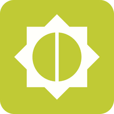 Picture, bright, display icon vector image. Can also be used for picture editing. Suitable for use on web apps, mobile apps and print mediaのイラスト素材