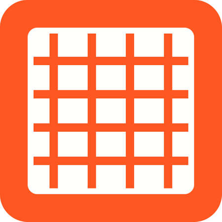 Grid, pattern, lines icon vector image. Can also be used for picture editing. Suitable for use on web apps, mobile apps and print media.のイラスト素材