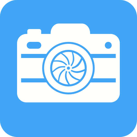 Camera, video, film icon vector image. Can also be used for photography. Suitable for use on web...
