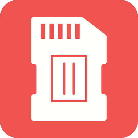 Camera, sd, card icon vector image. Can also be used for photography. Suitable for use on web apps,...