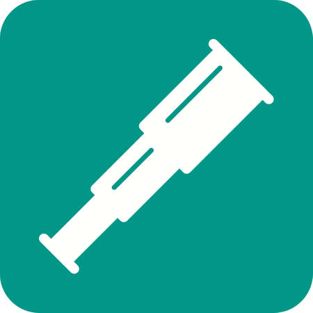 Ship, telescope, sea icon vector image. Can also be used for sea. Suitable for use on web apps, mobile apps and print media.のイラスト素材