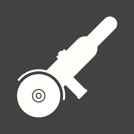 Grinder, machine, electric icon vector image.Can also be used for tools. Suitable for mobile apps, web apps and print media.のイラスト素材