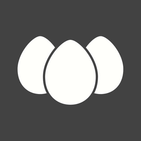 Eggs, white, bakery icon vector image.Can also be used for bakery. Suitable for mobile apps, web apps and print media.の写真素材