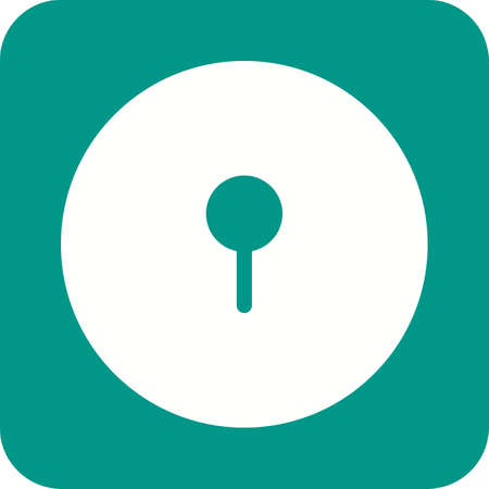 Hole, key, lock icon vector image.Can also be used for security. Suitable for mobile apps, web apps...
