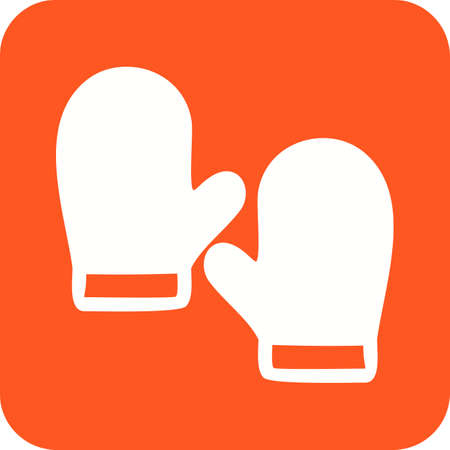 Leather, gloves, winter icon vector image.Can also be used for winter. Suitable for mobile apps, web apps and print media.のイラスト素材