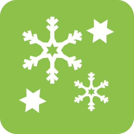 Snowflake, snow, ice icon vector image. Can also be used for winter. Suitable for use on web apps, mobile apps and print media.のイラスト素材