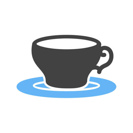 Tea, cup, hot icon vector image.Can also be used for hipster. Suitable for mobile apps, web apps and print media.のイラスト素材
