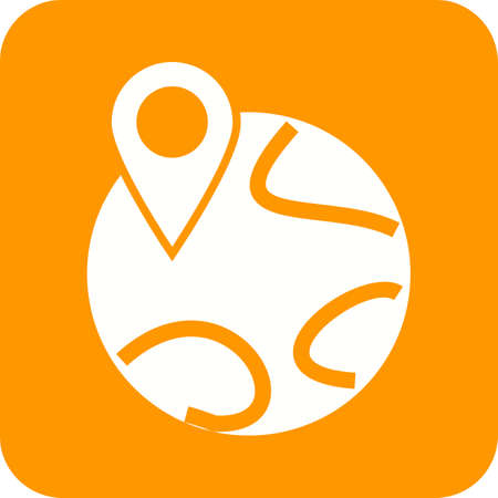 World, map, locate icon vector image. Can also be used for maps navigation. Suitable for mobile apps, web apps and print media.のイラスト素材