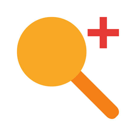 Zoom, magnify, search icon vector image.Can also be used for text editing. Suitable for mobile apps, web apps and print media.のイラスト素材