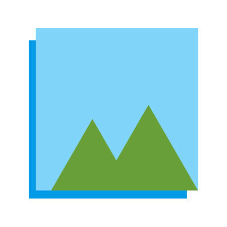 Photo, collection, frame icon vector image. Can also be used for picture editing. Suitable for use on web apps, mobile apps and print media.のイラスト素材