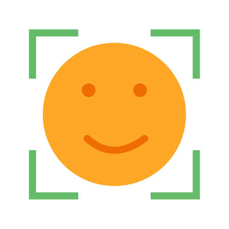 Smiley, happy, face icon vector image. Can also be used for picture editing. Suitable for use on web apps, mobile apps and print media.のイラスト素材