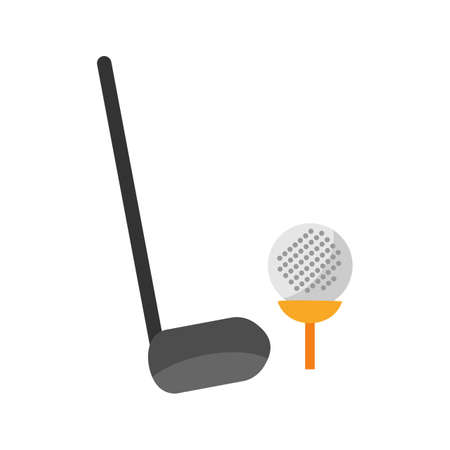 Golf, ball, course icon vector image. Can also be used for outdoor fun. Suitable for use on web apps, mobile apps and print media.のイラスト素材