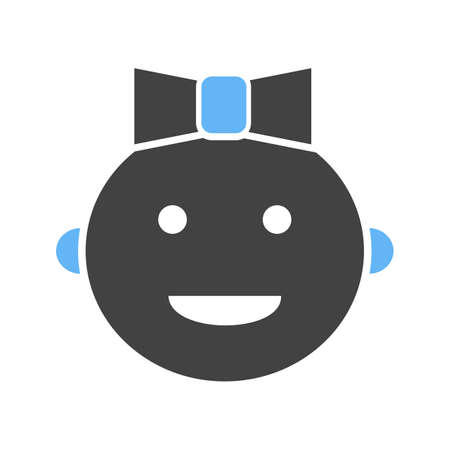 Baby, boy, girl icon vector image.Can also be used for baby. Suitable for mobile apps, web apps and print media.のイラスト素材