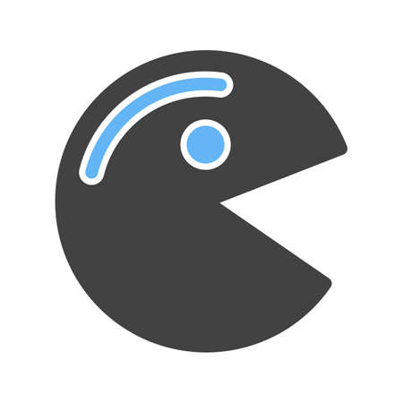 Game, character, emotions icon vector image.Can also be used for games entertainment. Suitable for mobile apps, web apps and print media.のイラスト素材