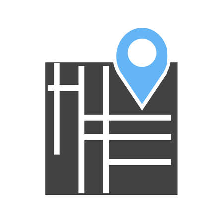 Map, navigation, destination icon vector image. Can also be used for maps navigation. Suitable for use on web apps, mobile apps and print media.のイラスト素材
