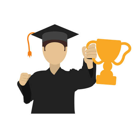 Winner, cup, trophy icon vector image. Can also be used for schooling. Suitable for use on web apps, mobile apps and print media.のイラスト素材