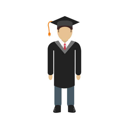 Student, standing, school icon vector image. Can also be used for schooling. Suitable for use on web apps, mobile apps and print media.の写真素材