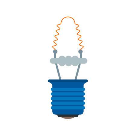 Electricity, lamp, bulbs icon vector image. Can also be used for electric circuits. Suitable for use on web apps, mobile apps and print media.のイラスト素材