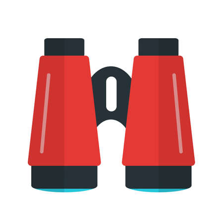Binoculars, watching, ship icon vector image. Can also be used for sea. Suitable for use on web apps, mobile apps and print media.のイラスト素材